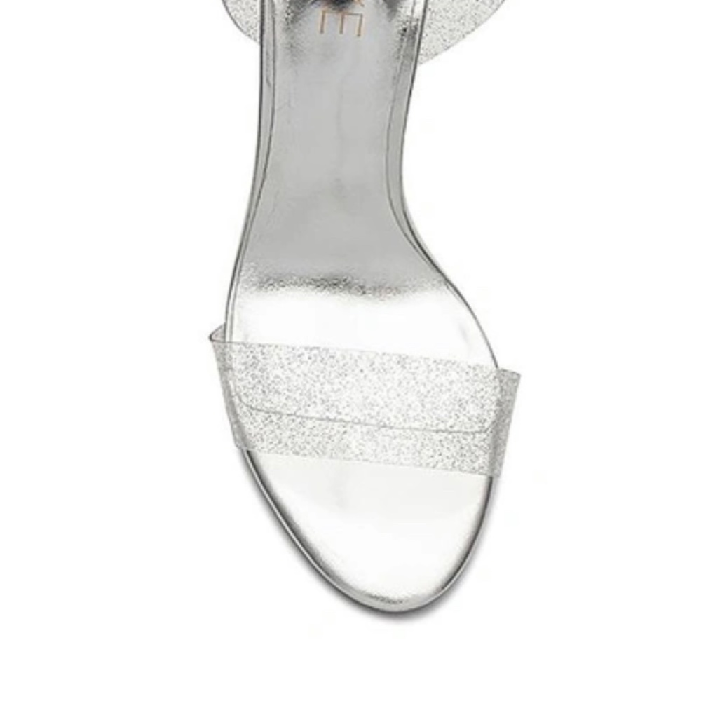 Raye Sammy Heel In Metallic Silver - Picture 2 of 7